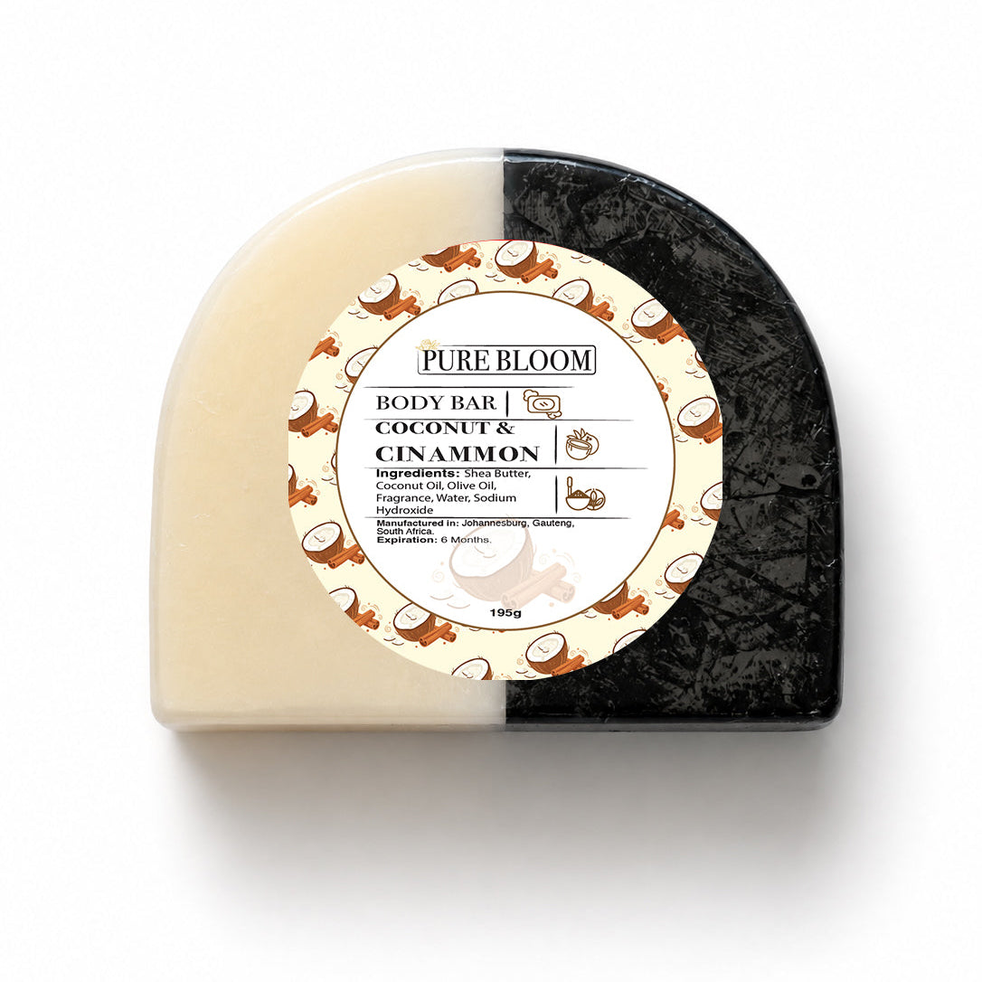 Coconut & Cinammon Soap Bar by Pure Bloom