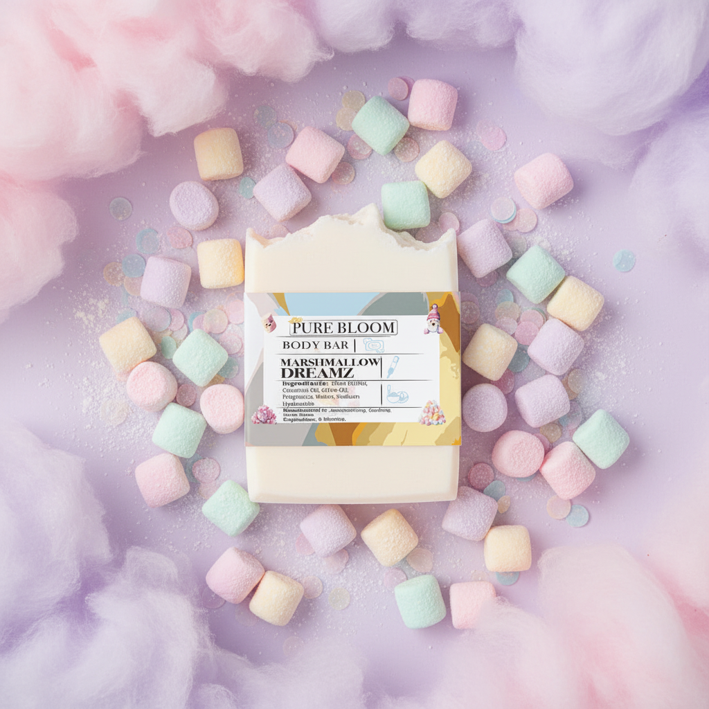 Marshmallow Dreams Soap Bar - Styled