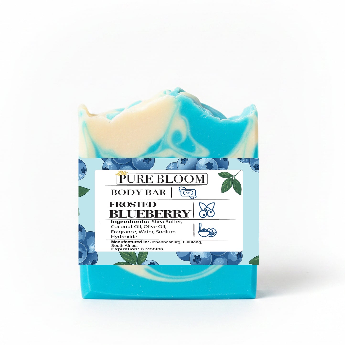 Frosted Blueberry Soap Bar